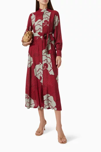 Floral Maxi Dress in Muslin