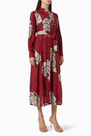 Floral Maxi Dress in Muslin