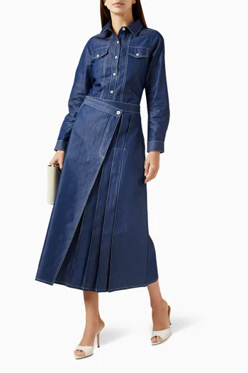 Ariana Co-ord Set in Denim