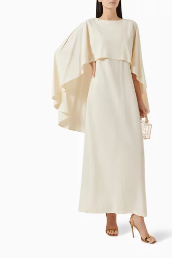 Ciel Cape Maxi Dress