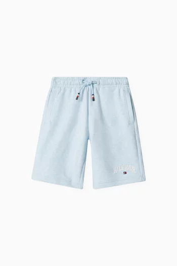 Varsity Logo Sweat Shorts in Cotton Blend