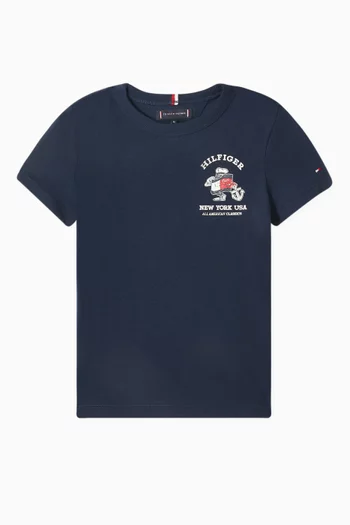 Graphic-print T-shirt in Cotton