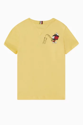 Graphic-print T-shirt in Cotton
