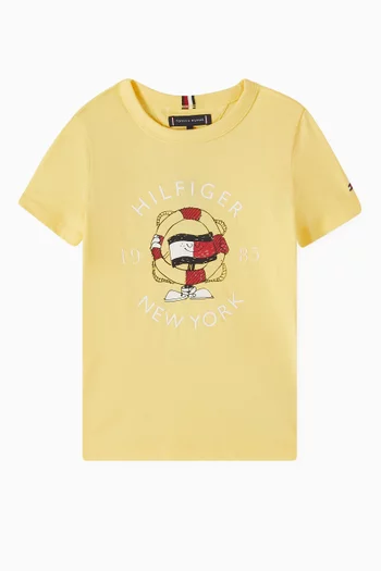 Graphic-print T-shirt in Cotton