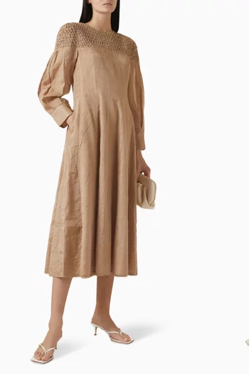 Brimstone Embellished Midi Dress