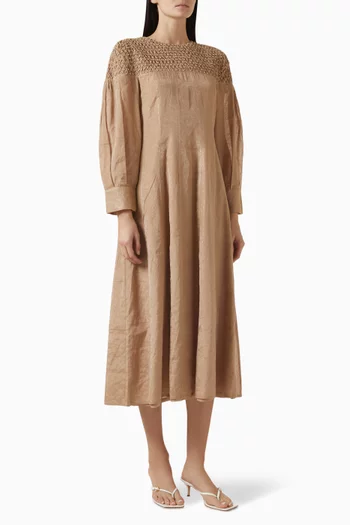 Brimstone Embellished Midi Dress