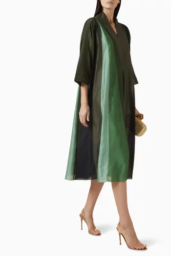 Meadow Midi Dress in Chanderi-silk