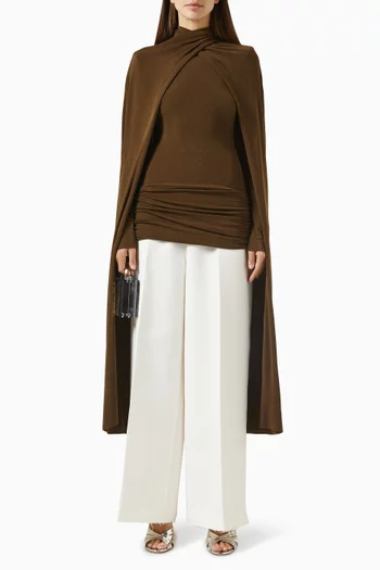 Lyris Cape Top in Jersey