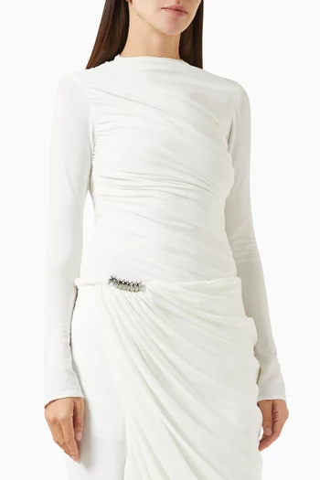 Seraphy Top in Stretch Crepe