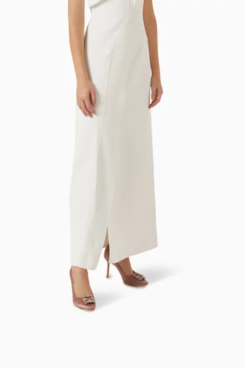Hangisi 90 Buckle Pumps in Satin
