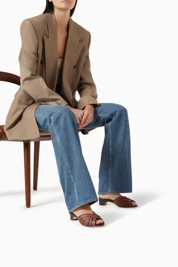 Nikabo 30 Mules in Leather