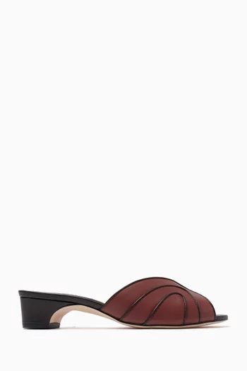 Nikabo 30 Mules in Leather