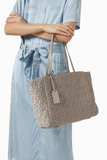 Medium Tilly Tote in Quilted Fabric