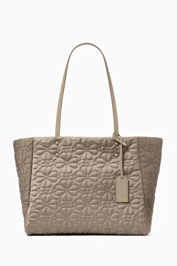 Medium Tilly Tote in Quilted Fabric