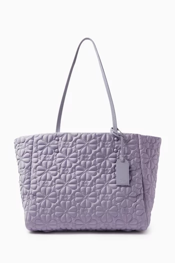 Medium Tilly Tote in Quilted Fabric