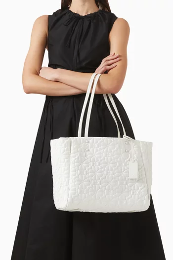 Medium Tilly Tote Bag in Quilted Fabric