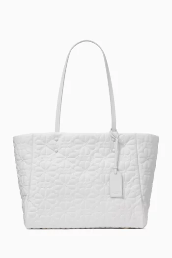 Medium Tilly Tote Bag in Quilted Fabric