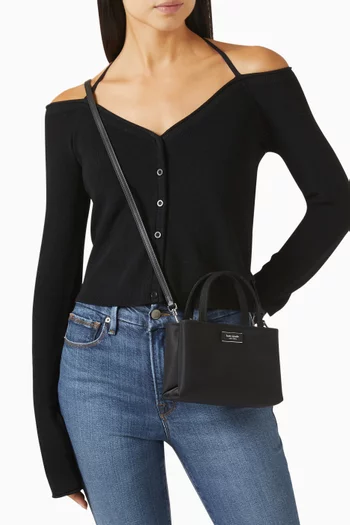 Mini Icon Handbag in Leather