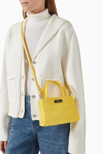 Mini Icon Handbag in Leather