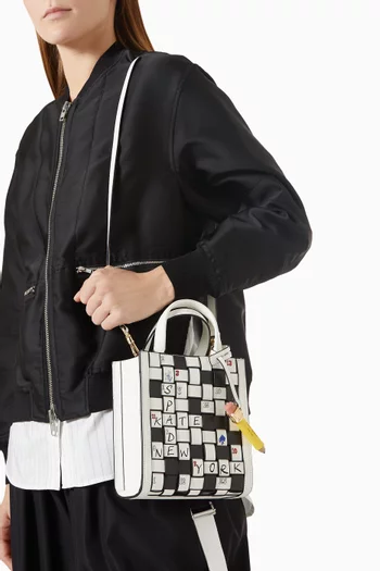 Manhattan Mini Tote Bag in Leather
