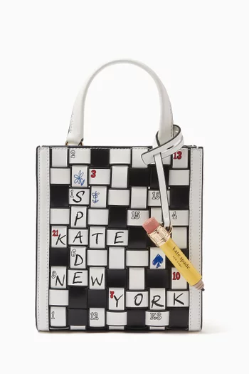 Manhattan Mini Tote Bag in Leather