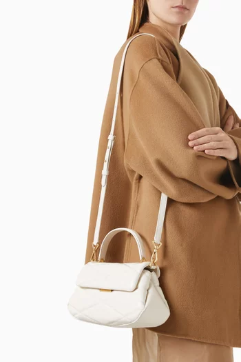 Small Grace Top-handle Bag in Quilted Leather
