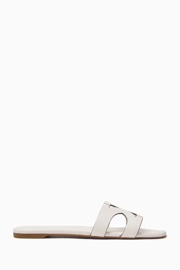 Duo Slides in Leather