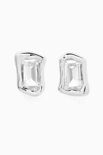 Molten Statement Stud Earrings