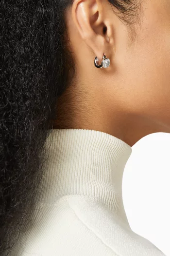 Round Huggie Earrings