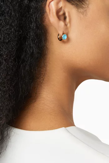 Round Huggie Earrings