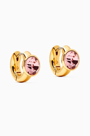Round Huggie Earrings