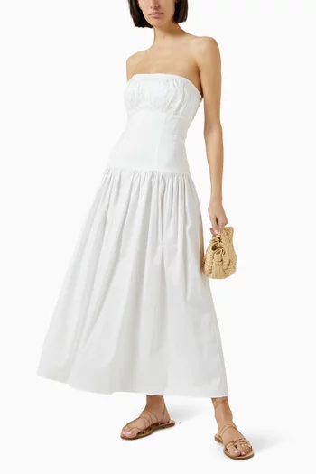 Lauryn Midi Dress in Cotton