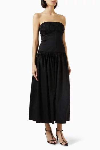 Lauryn Midi Dress in Cotton