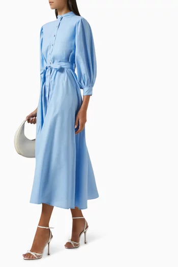 Mimi Belted Midi Dress