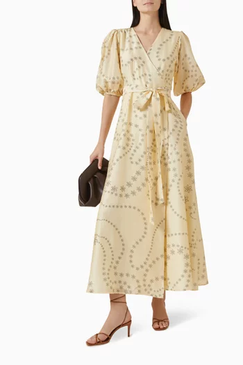 Heather Printed Maxi Dress