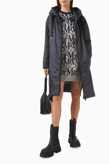 Dea All-over Logo Mini Dress in Jacquard-knit