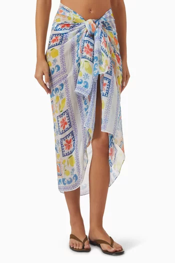 Santorini Sarong in LENZING™ Viscose