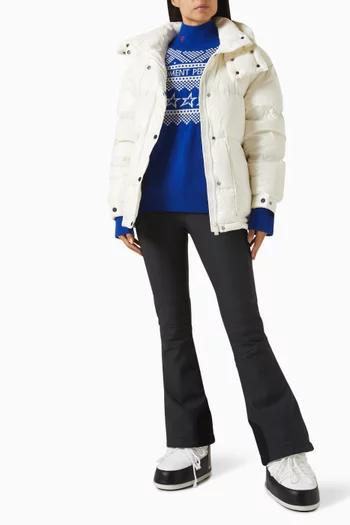 Star Intarsia-Knit Turtleneck in Merino Wool