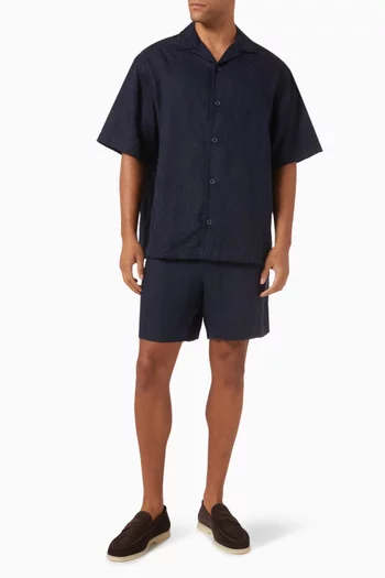 Eugene Embroidered Shirt in Tencel