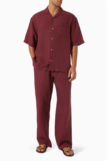 Jules Wide-leg Pants in Linen