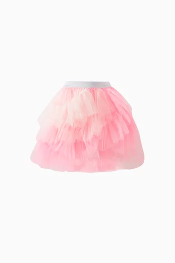 Ada Layered Skirt in Mesh