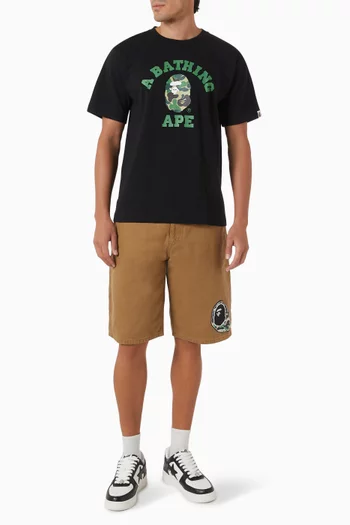 ABC Camo College T-shirt in Cotton