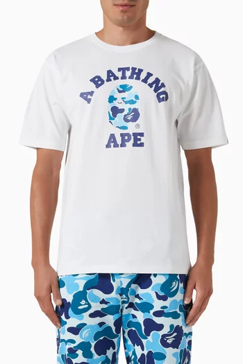 ABC Camo College T-shirt in Cotton