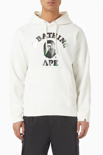 Aurora College Pullover Hoodie in Cotton