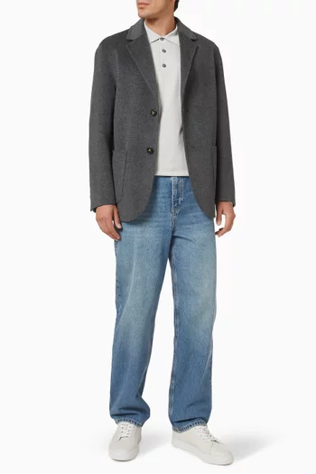 Blazer in Wool-cashmere