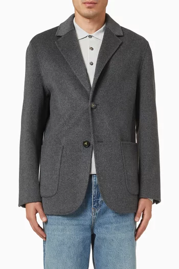 Blazer in Wool-cashmere