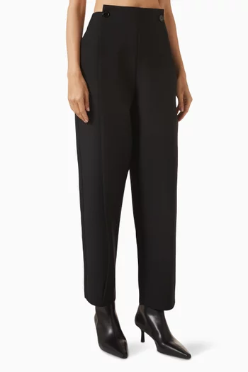 Button-waist Pants