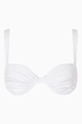 Ariel Ruched Bikini Top