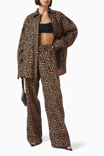 Leopard-print Shirt