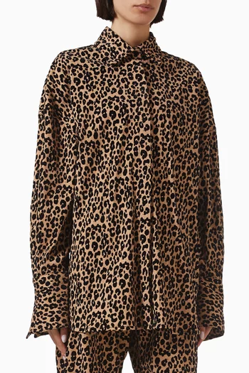 Leopard-print Shirt